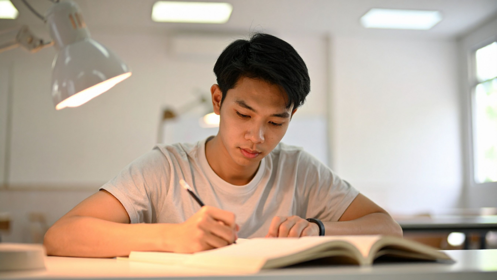 kid getting tutored for dyslexia